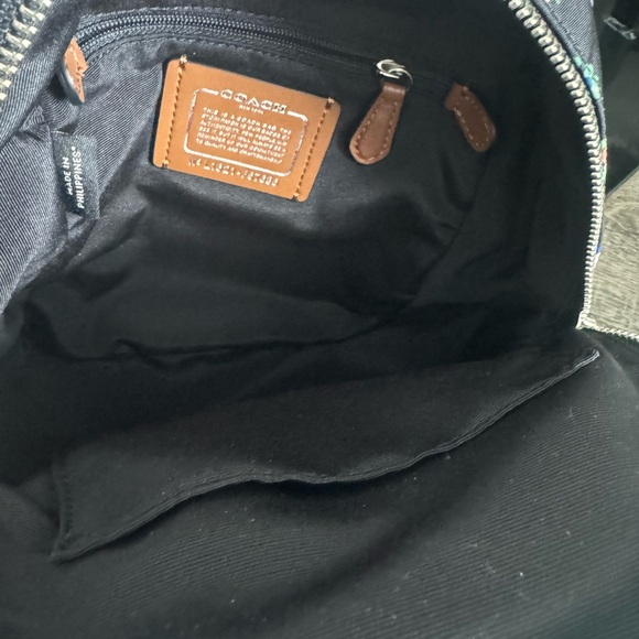 NWT COACH CHARLIE MINI BACKPACK IN TEA ROSE FLORAL PRINT NYLON F57636 - Picture 6 of 9